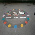 Thermoplastic Playground Markings in Twyford 9