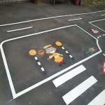 Playground Floor Markings in Aston 4