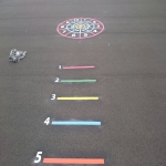 Playground Markings Games in Wootton 5