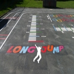 Thermoplastic Playground Markings in Bryn 12