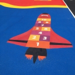 Playground Floor Markings in Rock 8