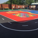 Tarmac Play Area Painting in New Town 9