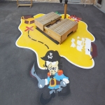 Tarmac Play Area Painting in Barnfields 6