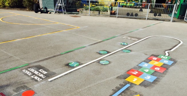 Re-Marking Play Surfaces in Sutton