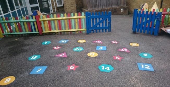 Kids' Playground Graphics in Amberley
