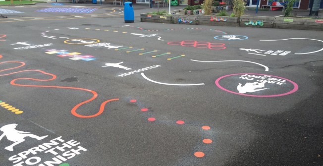 Kids Fitness Trail Marking in Acton