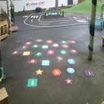 KS1 Playground Marking Designs in Newton 6