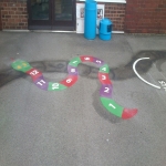 Playground Floor Markings in Weston 1