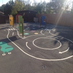 Playground Floor Markings in Porthill 2