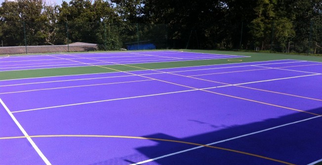 MUGA Line Painting in Bridge End