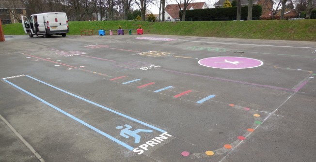 Recreational Activity Markings in Bridge End