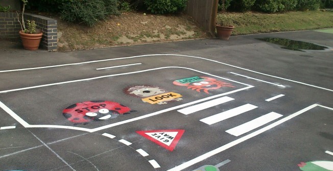 Kindergarten Playground Markings in West End