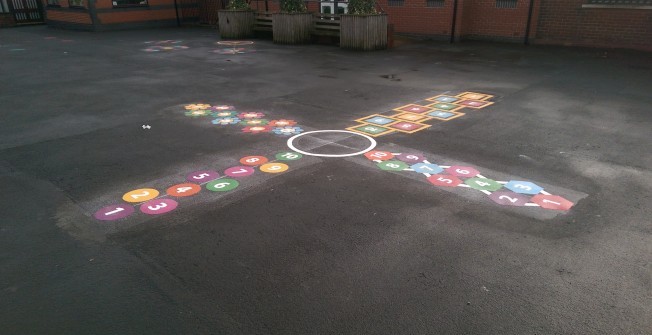 Recreational Graphics Markings in Lane End