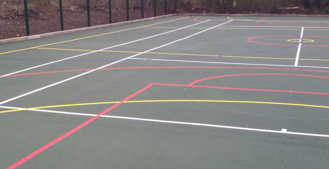 Line Marked MUGA Facility